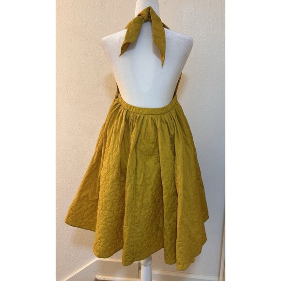Jean Paul Gaultier X Target Women’s Yellow Halter Tulle Dress 2016 Size 11 NWT - Picture 3 of 11